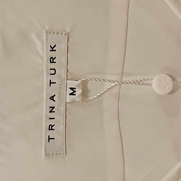 💕TRINA TURK💕 Owl Top ~ White Medium M NWT - Picture 9 of 12